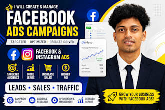 create and manage targeted facebook and instagram ads