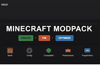 create, fix, and optimize your minecraft modpack