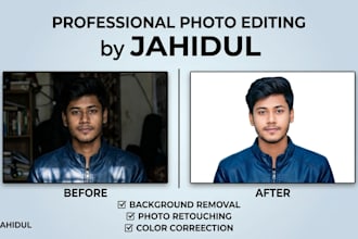 do professional photo editing and image retouching