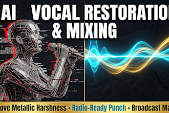 mix, master, and restore your ai vocals to sound radio ready