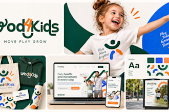 design a custom logo and complete brand identity