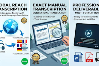 provide flawless translation and transcription services