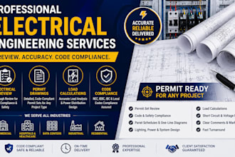 do electrical engineering design, review and permit drawings