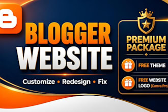 customize redesign and fix your blogger blogspot website