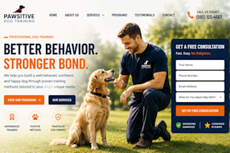 build squarespace dog training website pet grooming online booking business site