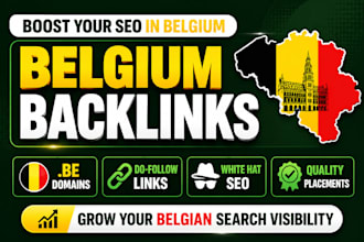 build high quality belgium backlinks from be websites for SEO