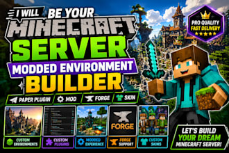be your minecraft server modded environment builder paper plugin mod forge skin