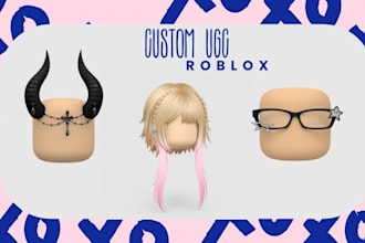 custom 3d roblox ugc accessories using blender