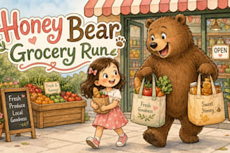 draw children book illustration