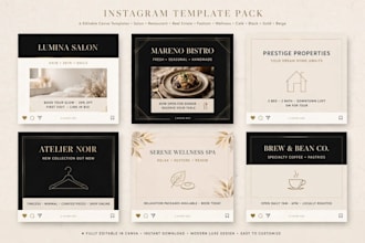 do modern canva graphic design for social media,business and invitations