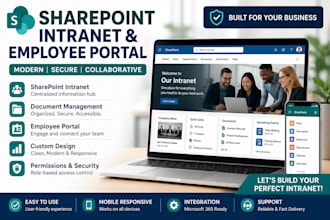 build a modern sharepoint intranet, portal, and employee website