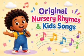 create nursery rhymes kids animation kids songs lullaby cartoon character
