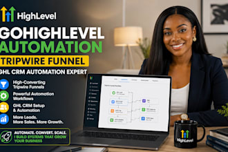 fix gohighlevel automation, tripwire funnel, ghl crm automation expert