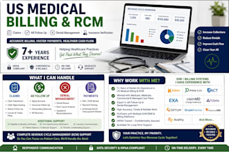 do US medical billing, ar follow up,and denial management