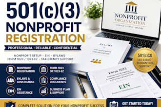 register your nonprofit, 501c3 tax exempt, ein, form 1023 or 1023ez