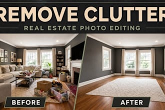 remove furniture and unwanted objects from real estate photos