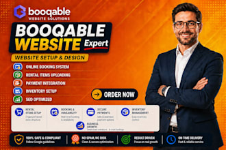 design booqable website booqable rental website design online booking setup