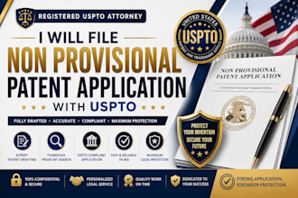 file non provisional patent application with the uspto registered attorney