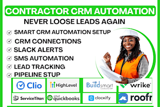setup clio rib buildsmart quickbooks monday smartsheet wrike clockify liveagent