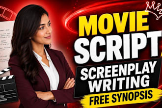 write movie script, screenplay, feature film script comedy script, screenwriting