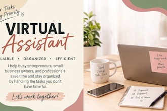 provide virtual assistant services