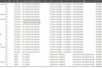do excel data analysis, cleaning, and dashboard creation