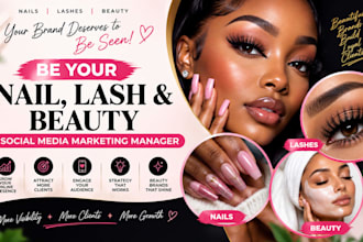 manage social media for your nail, lash and beauty business