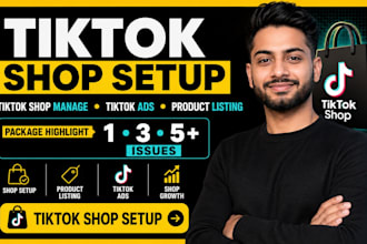 setup tik tok shop fix tiktok dropshipping tiktok shop marketing tiktok shop ads