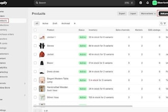add a smart shopify product variants, tags collections with color swatches