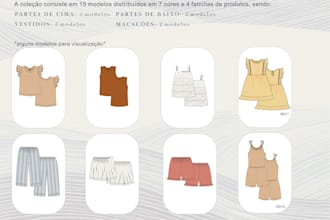 develop a creative and stylish kids fashion collection