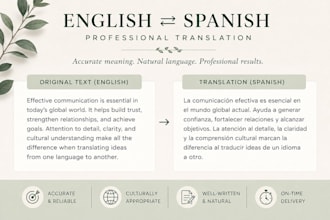 be your bilingual assistant