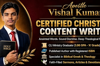 write inspiring christian content and faith articles