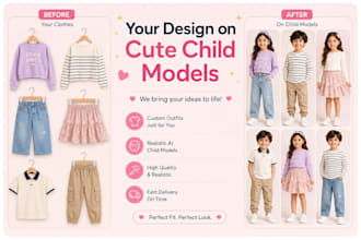 create ai kids models to showcase your clothing brand