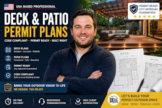 design deck and patio permit ready plans