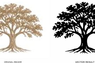 manually vectorize your logo, image or artwork