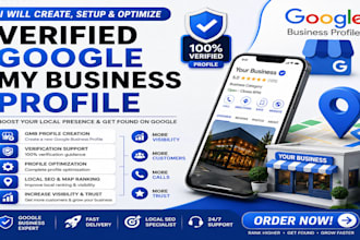 create verified google my business, gmb listing and optimize gmb profile