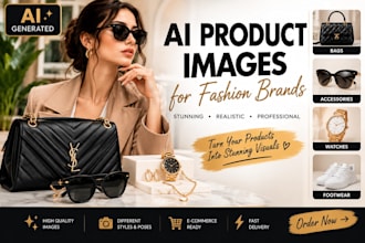create ai priduct images for fashion brands