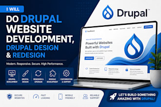 do drupal website development, drupal design and redesign