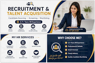 provide recruitment and talent acquisition services