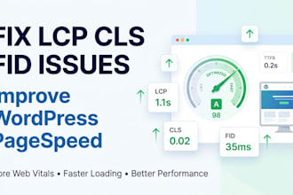 fix lcp ttfb and cls issues for better wordpress pagespeed