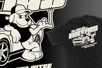 create a tshirt graphic for your local business