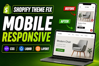 fix shopify theme, CSS and mobile responsive issues