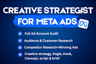 be your creative strategist for winning meta ad creatives