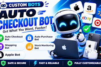 auto checkout bot auto purchase bot shopping bot stock monitoring bot apple bot