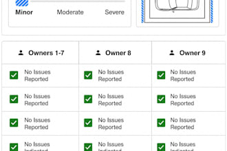find your carfax report or history and explain the red flags
