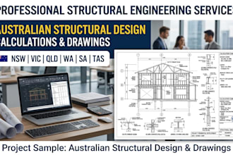 do australian nsw, vic, qld, wa, sa, structural design, calculations drawings