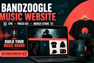 build bandzoogle music website press kit for your music redesign merch store epk
