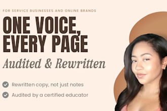 audit your website copy for brand voice and clarity