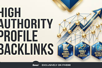 create authority profile backlinks for seo link building