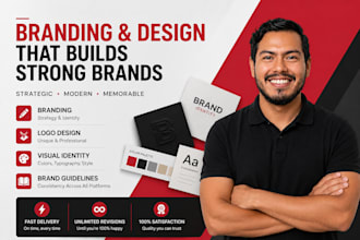 create a professional brand identity and visual branding